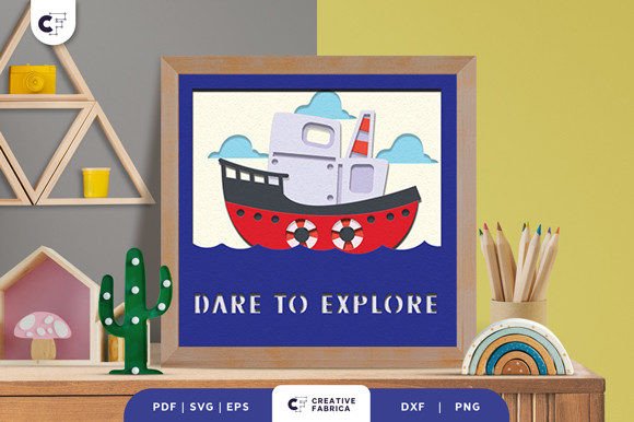 Boat 3D Paper Cut SVG: Fantasy And Fairy Tales Craft Review