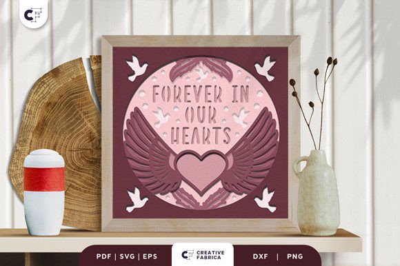 Memorial Heart Shape 3D SVG: Editorial Asset Review