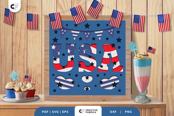 Reviewing the American Sign 3D Layered Box SVG