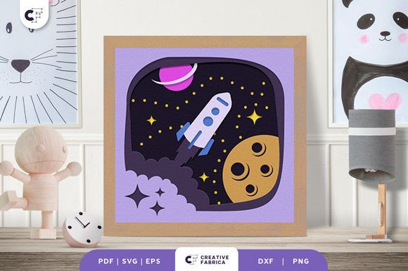 Rocket in the Space 3D SVG: Editorial Review
