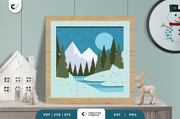Snowy Lake 3D Light Box Paper Cut: A Designer’s Real-World Review