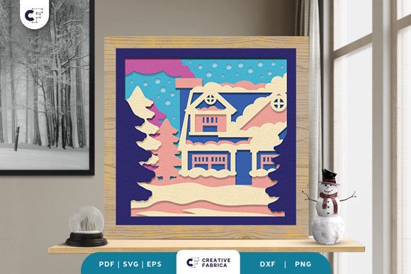 Winter Houses 3D Layered Paper Cut: A Designerβs Review for Real Client Projects
